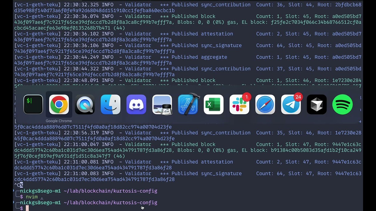 Simple Kurtosis full local Ethereum stack