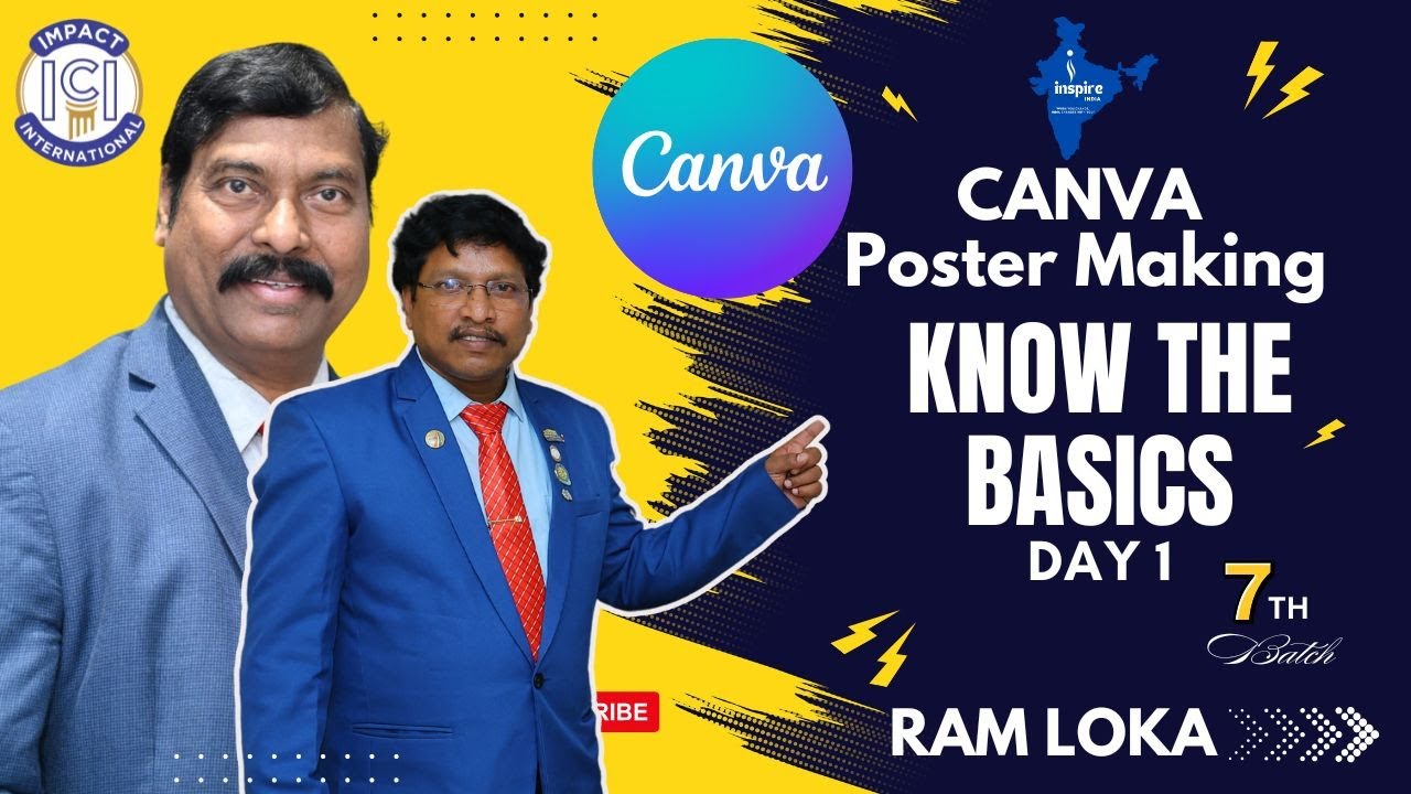 Canva Poster Making For Impact Trainers  #ramloka #postermaking #gampa #impacttelugu