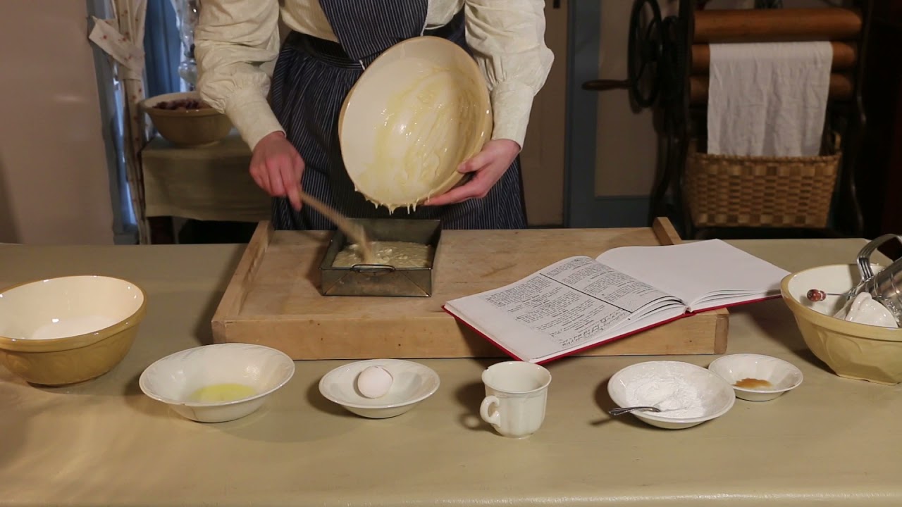 Cottage pudding with lemon sauce - from The Berlin Cook Book, circa 1906