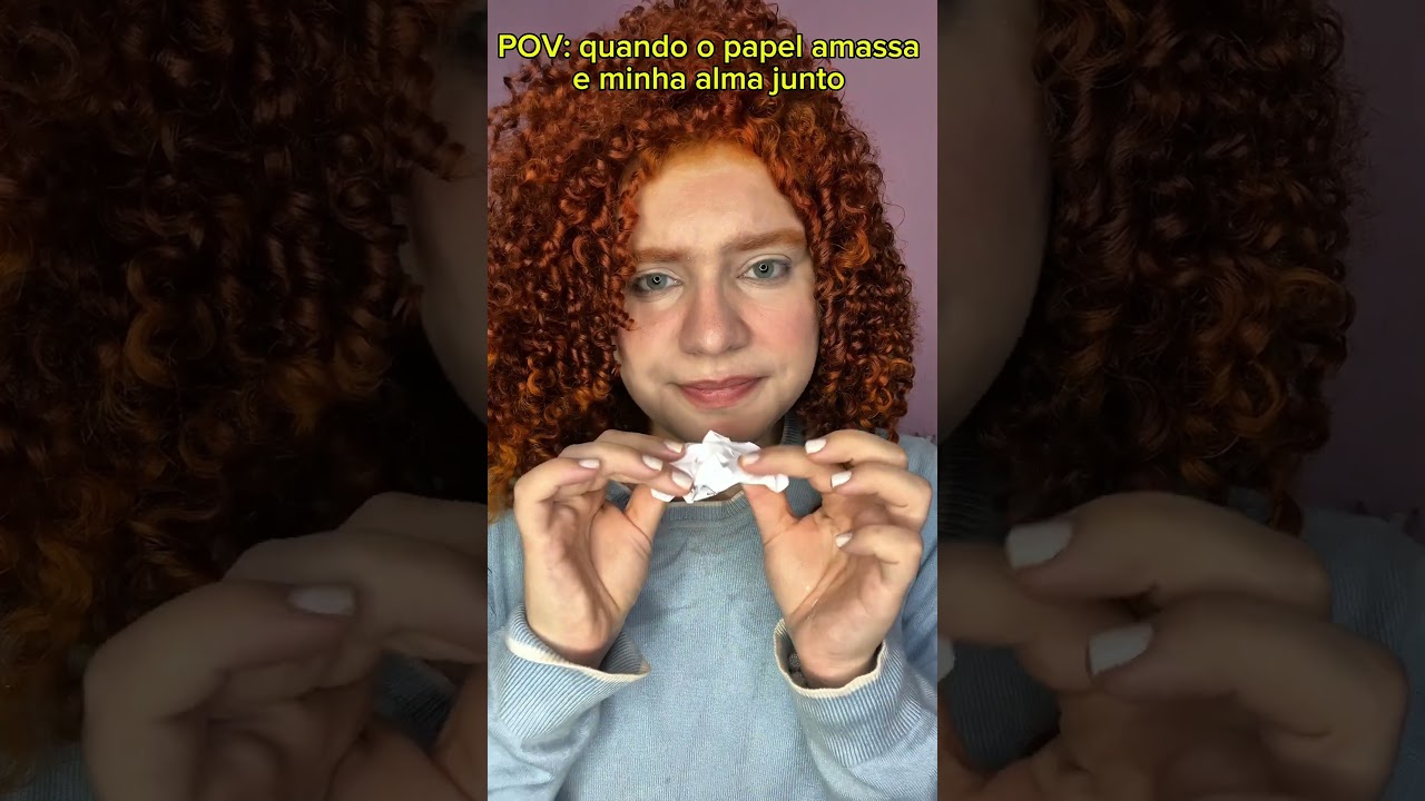 POV: quando o papel amassa e minha alma junto 