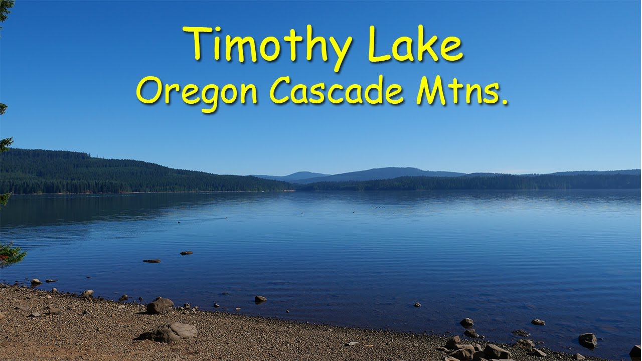 Camping and kayaking on Timothy Lake, a beautiful site in the northern Cascade Mountains of Oregon