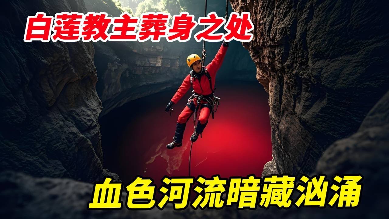 白莲教主葬身地！四川绝壁石窟惊现&rdquo;血池祭坛&rdquo;，暗河底部藏殒命迷宫！【户外小北哥】