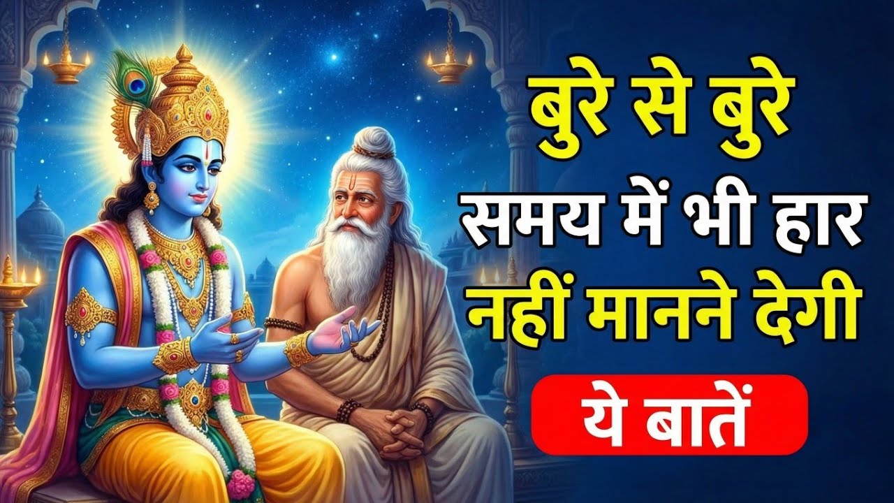 जब हिम्मत टूट जाए तो ये सुनना - जीवन बदल जाएगा | Lord Krishna Motivation Krishna Darpan