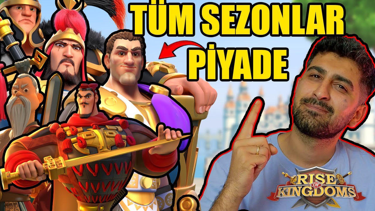 Tüm sezonların En Güçlü Piyade Komutanları Hangileri? - Rise of Kingdoms