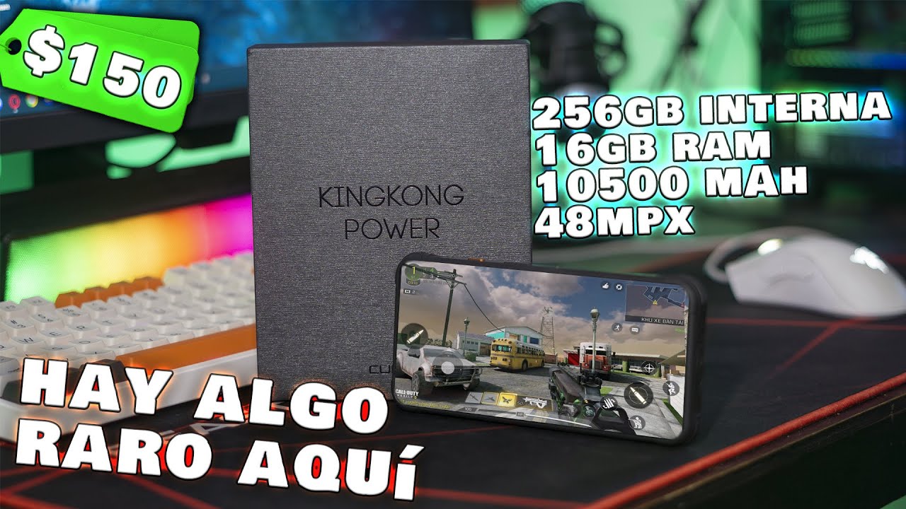 No puedo creer que este teléfono EXISTA... 16 de RAM y aún más por $150 USD , CUBOT KINGKONG POWER