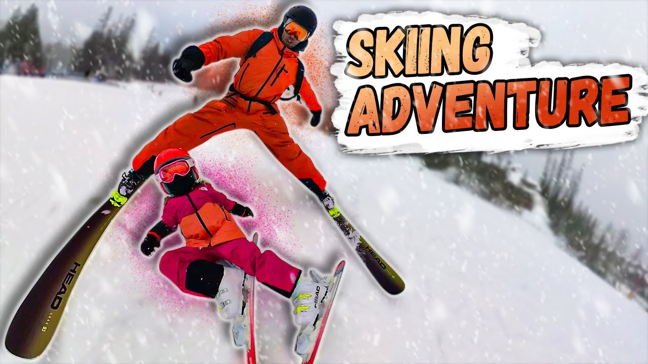 Adventure Skiing With My 4 Year Old | Skills for Life | Daddy Daughter Bond