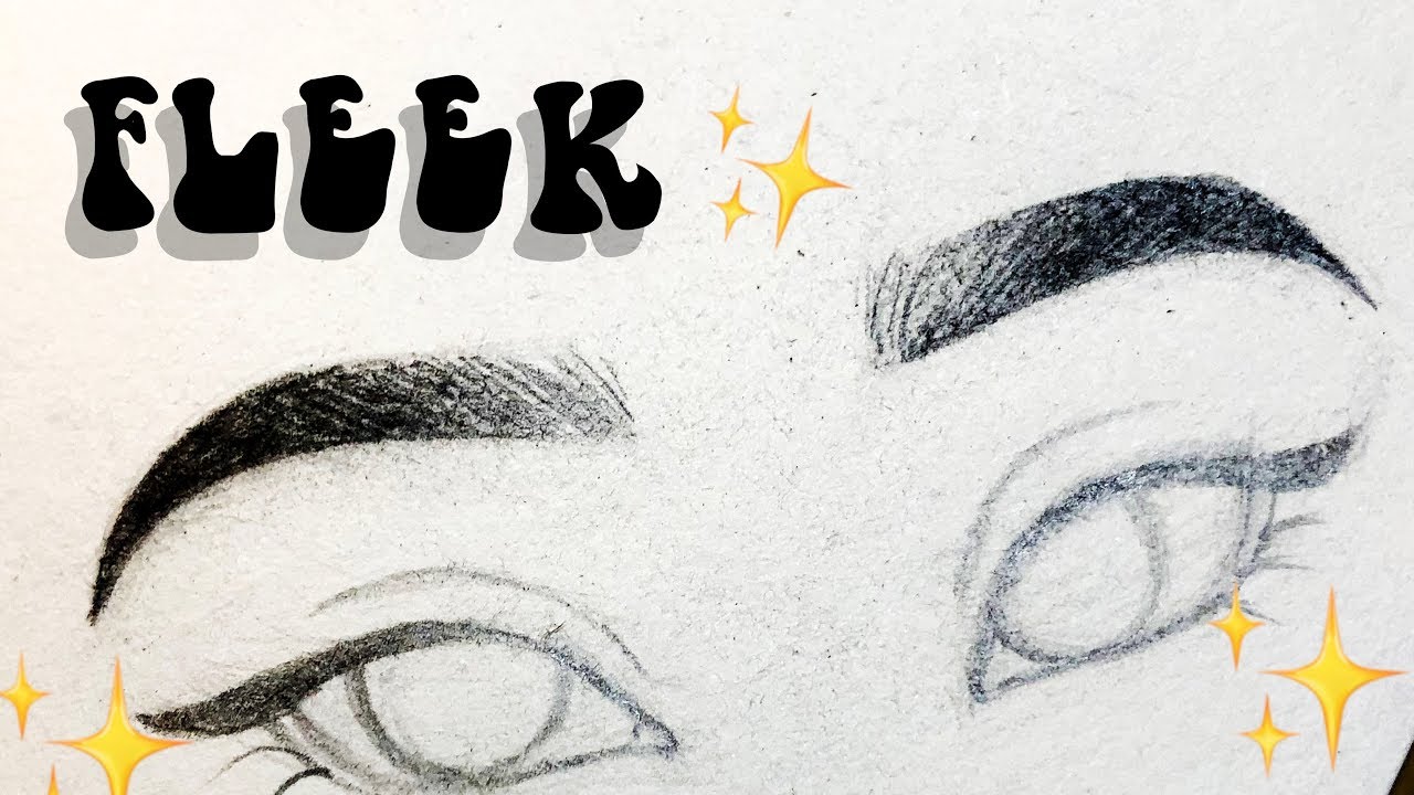 КАК РИСОВАТЬ БРОВИ на FLEEK | Моя ПРОСТАЯ ТЕХНИКА РИСОВАНИЯ ♡