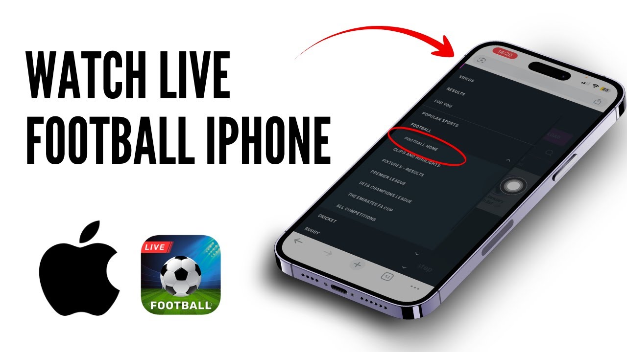 How to Watch Football Match Live on iPhone 2026 &mdash; Full Guide
