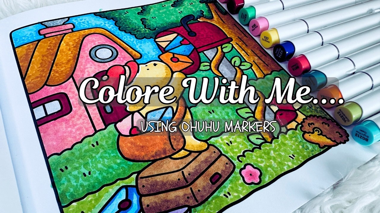 Perfect Marker Coloring ASMR 😍 | Watch Till End