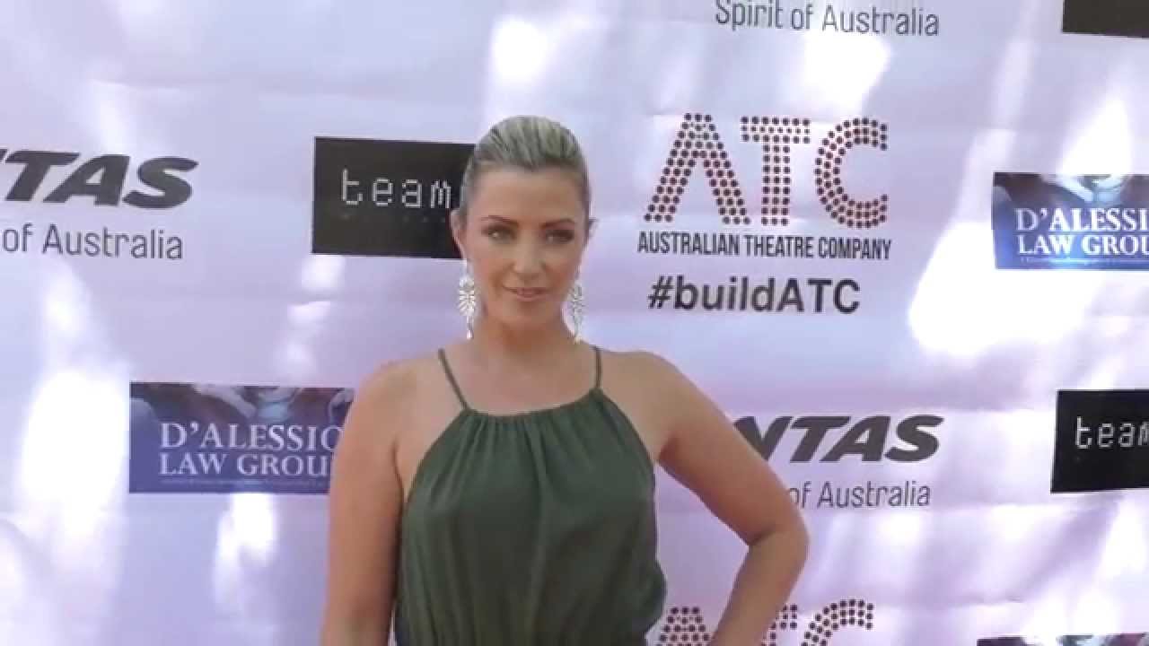 Jacinta Stapleton arriving to the Australian Theatre Company Summer Pool Party @CintaStapleton