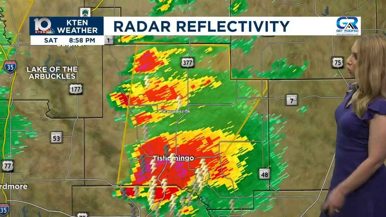 April 27, 2024 Tornado Outbreak KTEN Coverage Part 1