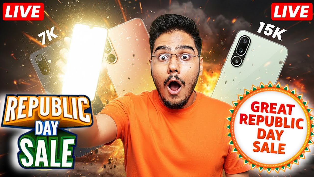 LIVE: Best Smartphone Deals 2026 | Flipkart Sale, Amazon Republic Day Sale