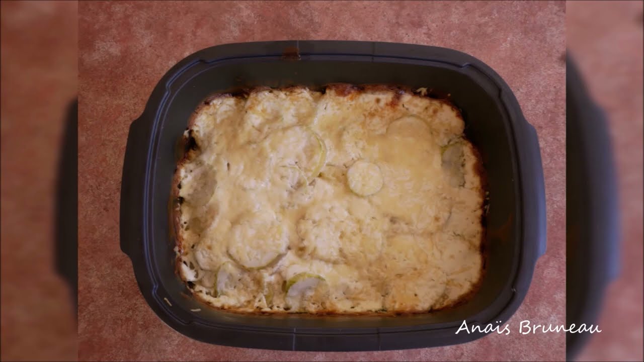 Gratin de courgettes et pommes de terre dans l'ultra pro tupperware