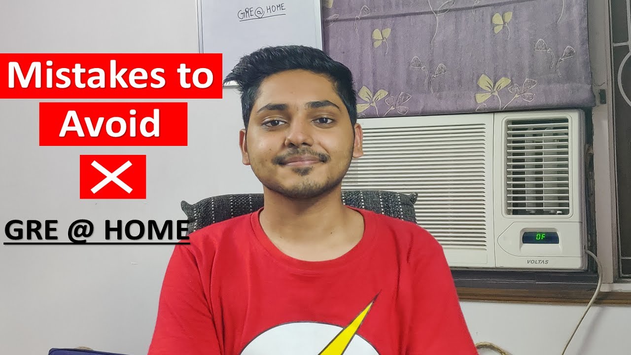 Mistakes to avoid in GRE@Home || Proctor U
