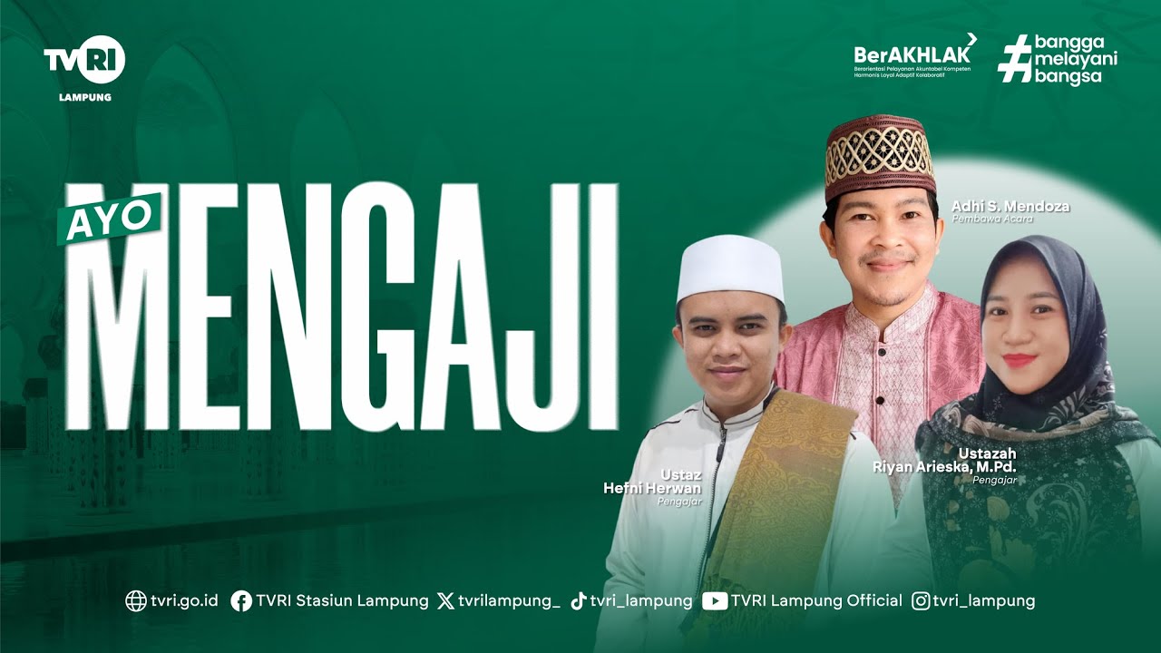 LIVE | AYO MENGAJI - Q.S AN NISA 62 - 63