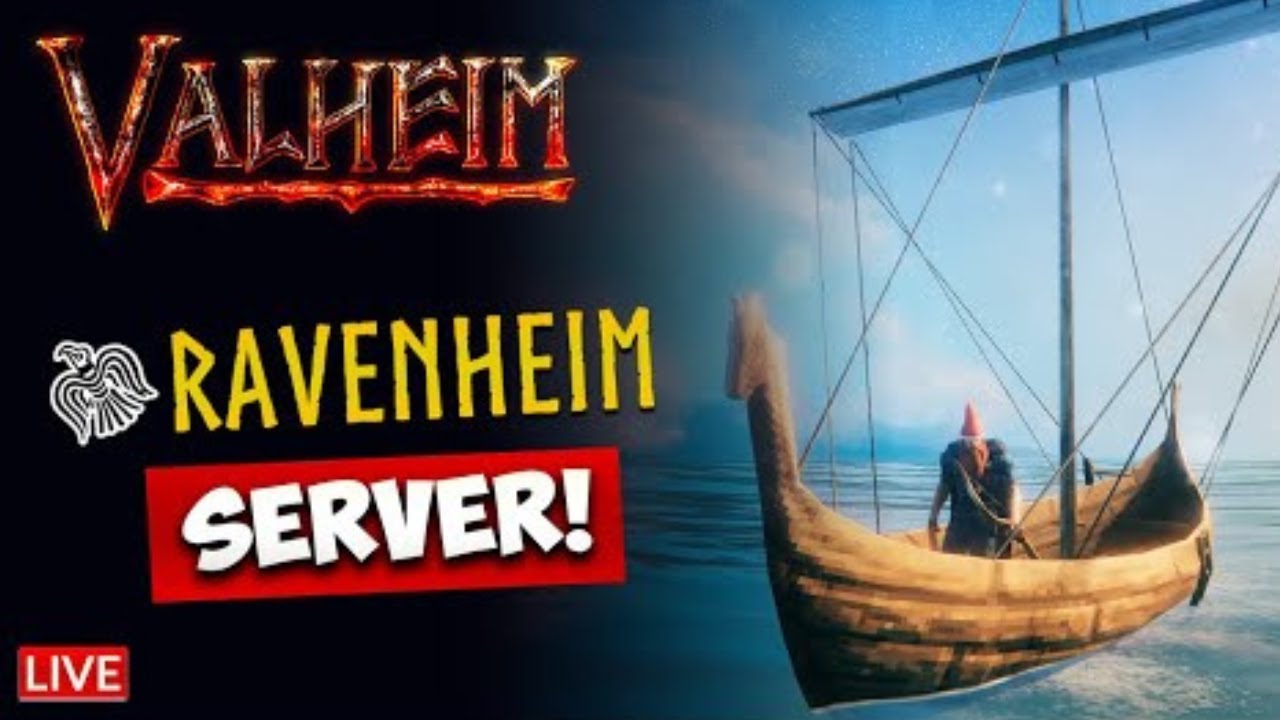 🔴 LIVE - Valheim Server - RavenHeim! Sleepy Stream :D