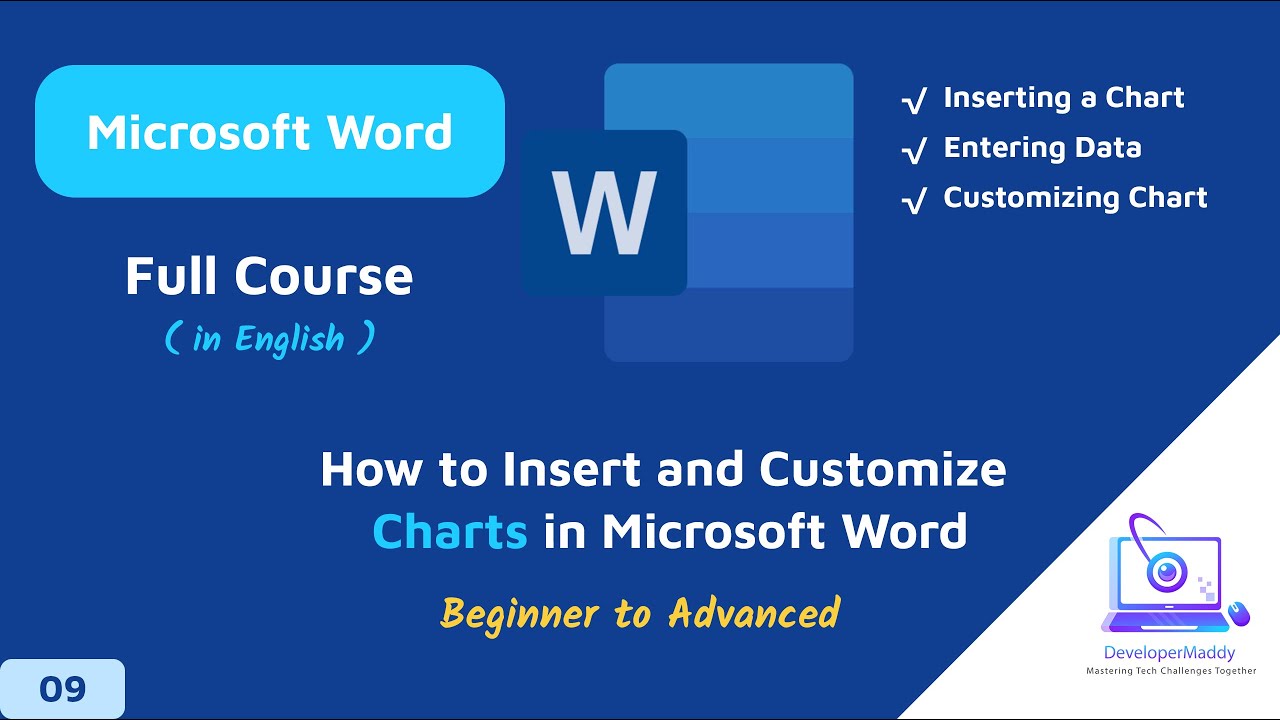 How to Insert and Customize Charts in Word: Step-by-Step Guide by Developer Maddy
