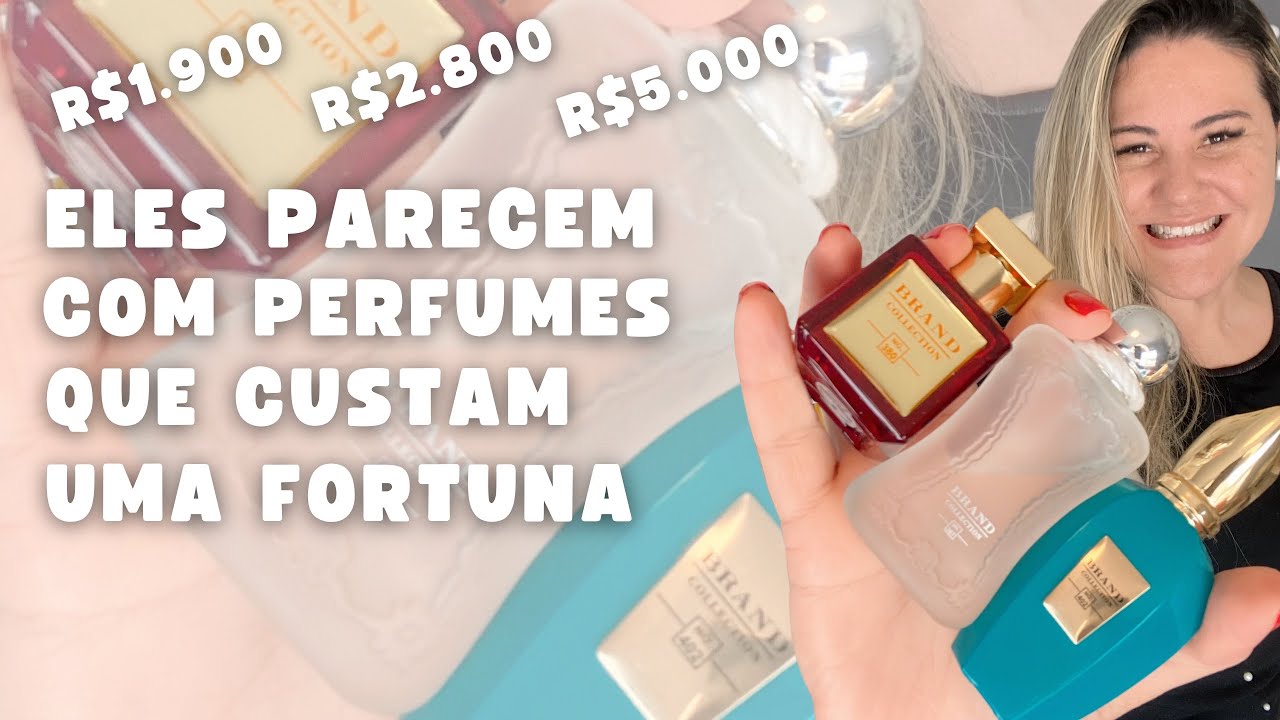 Contratipos Brand Collection • Mega parecidos com os perfumes: Erba Pura, Valaya e Baccarat Rouge