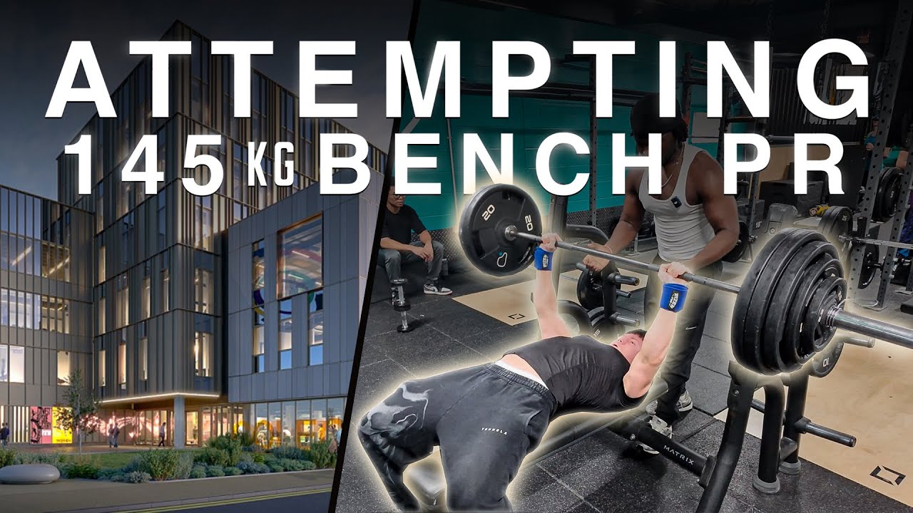 ATTEMPTING 145KG BENCH AT 17😳 / DAY IN THE LIFE📚