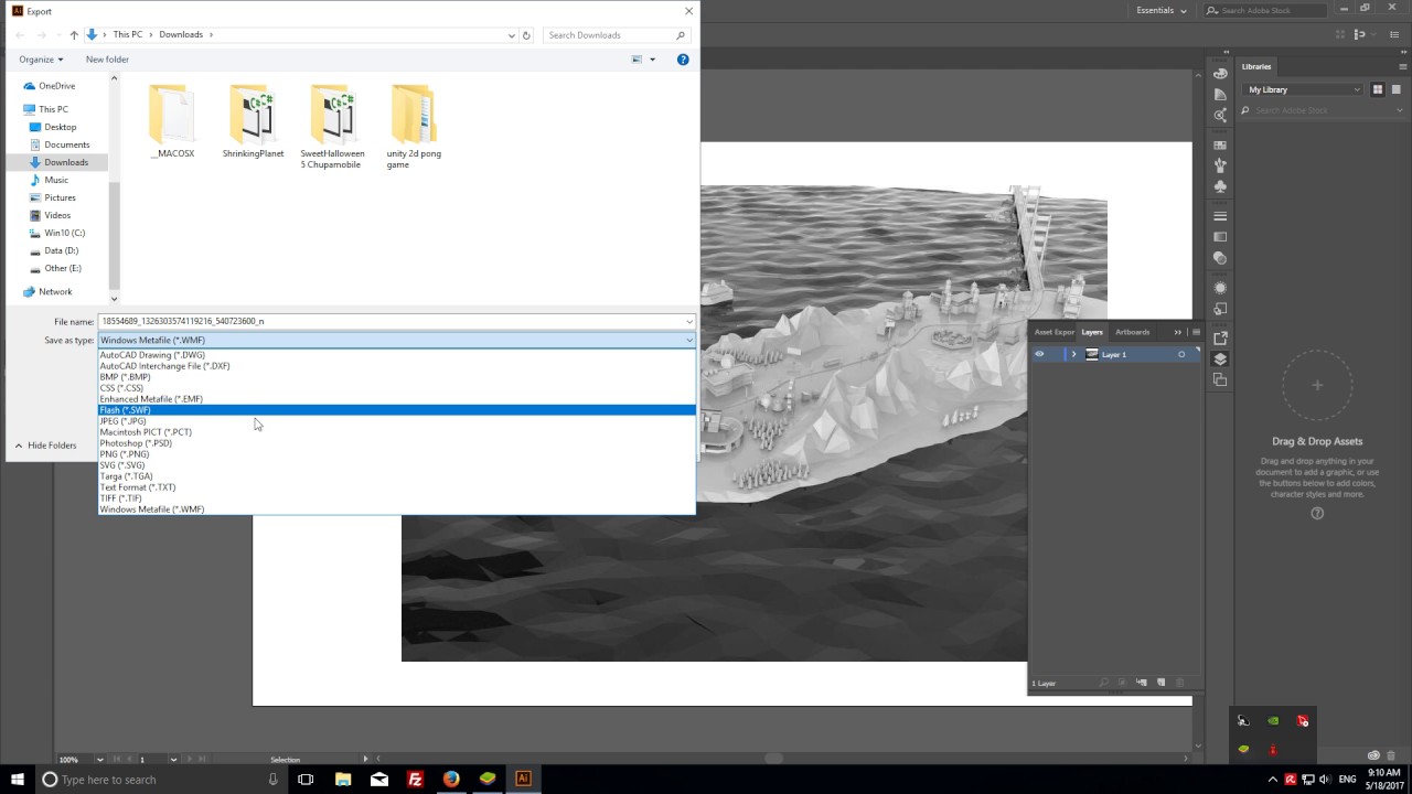 Ai export PSD