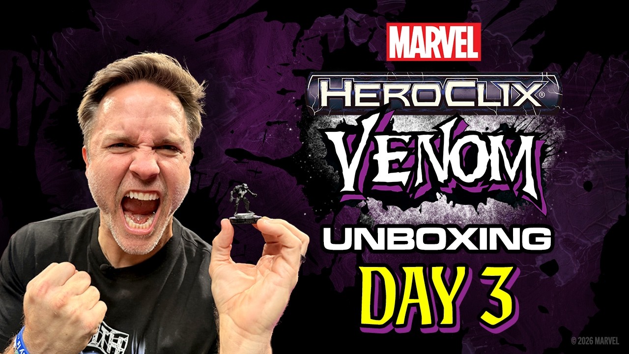 Marvel HeroClix: Venom Unboxing | Day 3 #marvel #venom #heroclix