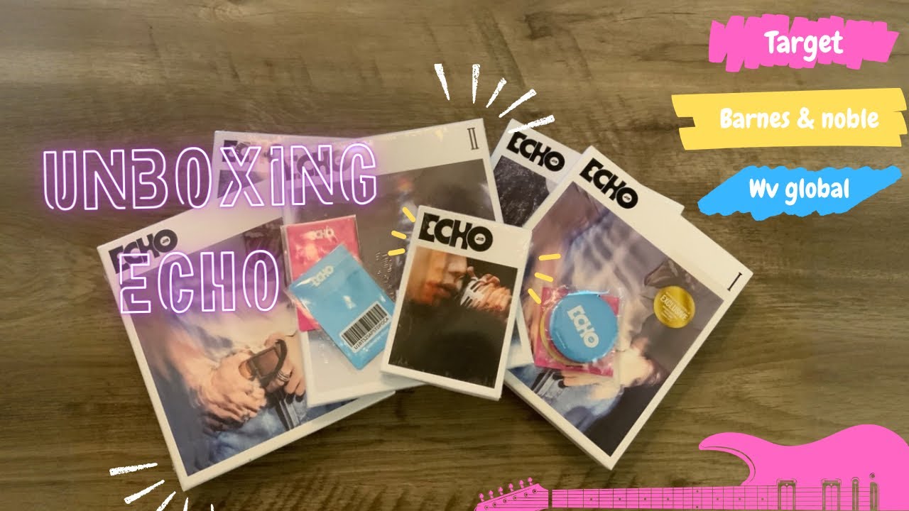 [BTS] Chatty Unboxing of album ECHO | Featuring Target, WV global, B & N 💿