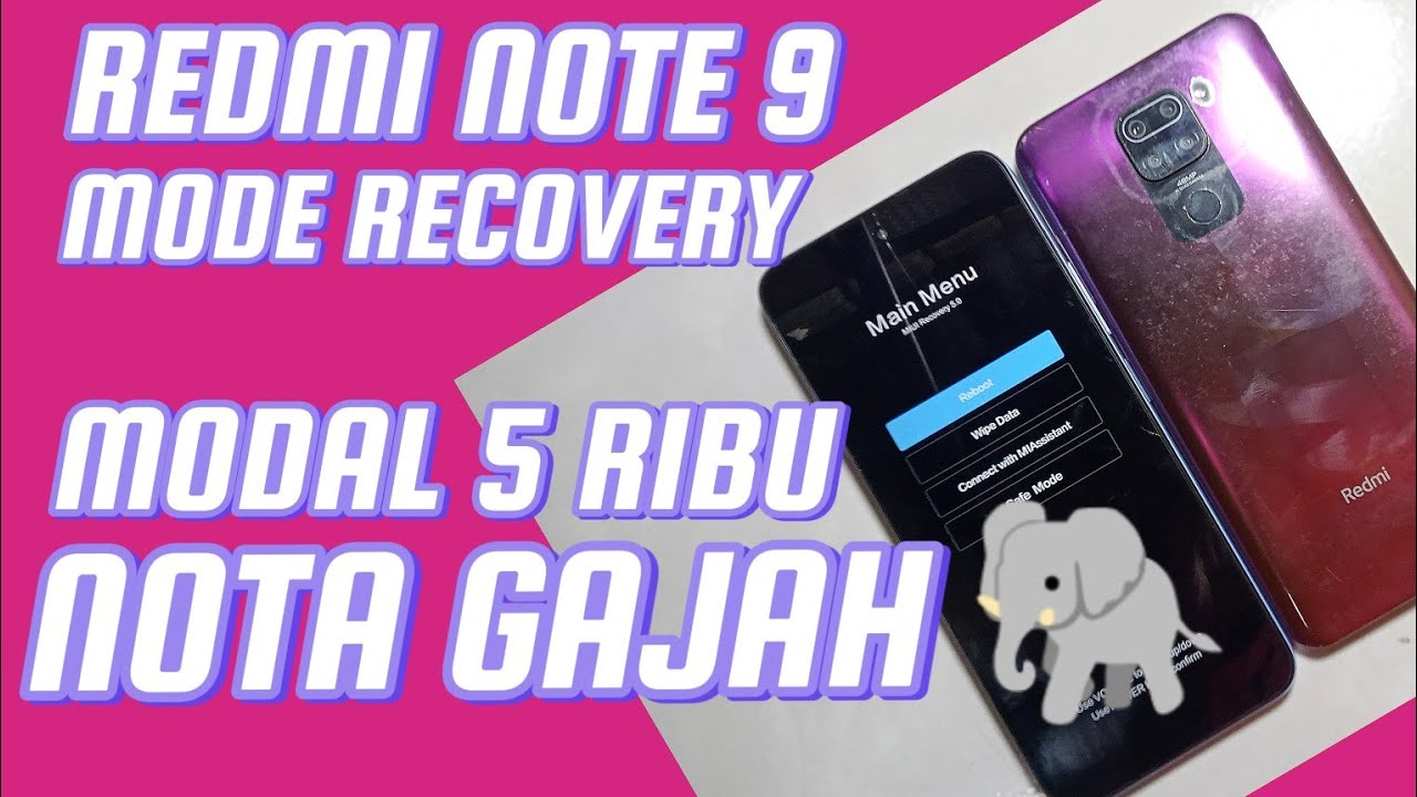 Redmi Note 9 Masuk Recovery Mode Terus, Redmi Note 9  Recovery Mode, Redmi Note 9 Lupa Akun Google,