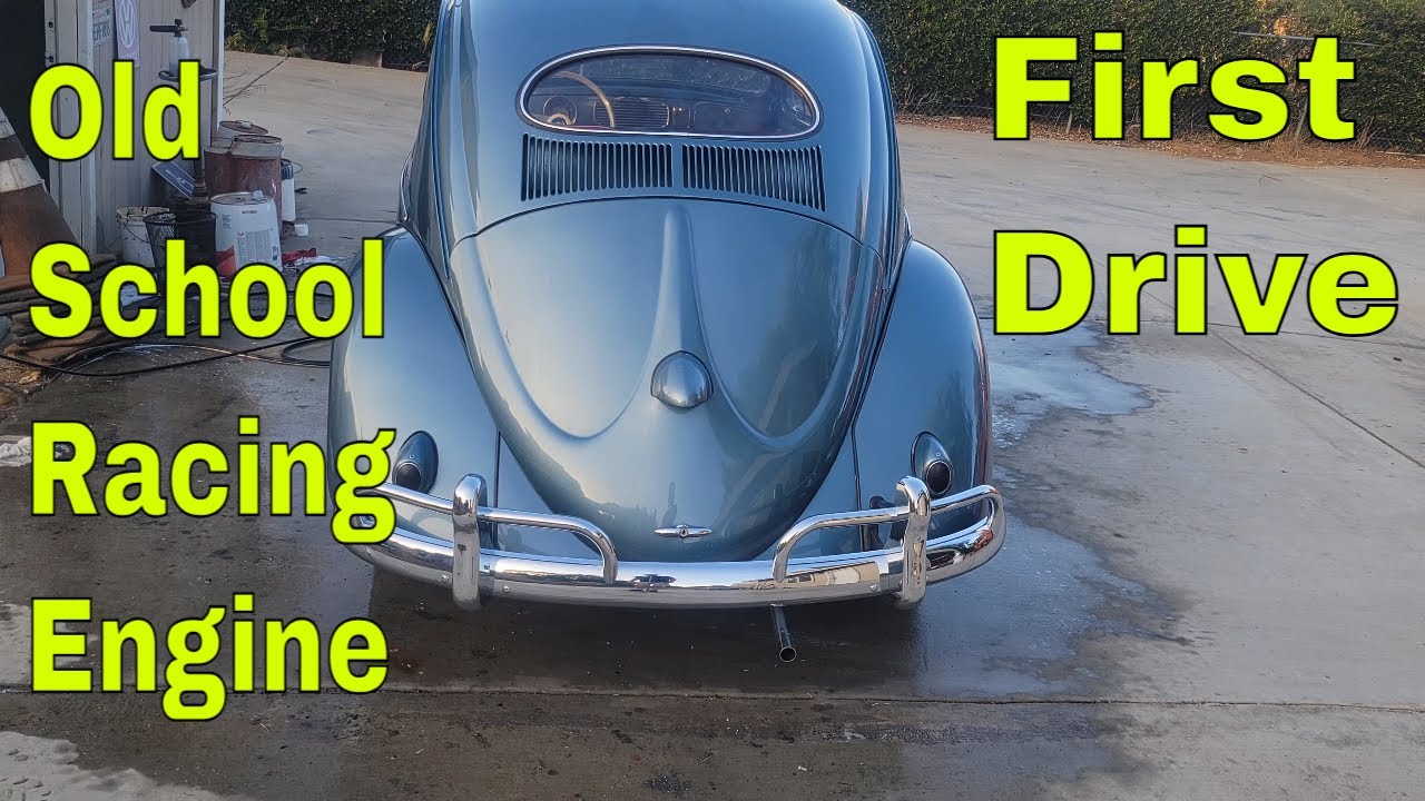 FIRST DRIVE VW AIR COOLED Vintage Speed Racing engine Okrasa 1433cc