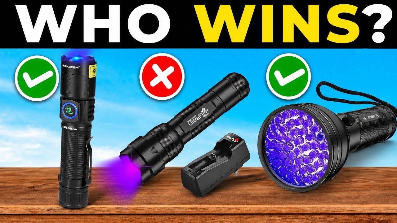 TOP 5 Best UV FLASHLIGHT on Amazon 2026 | Top Black Light Flashlights