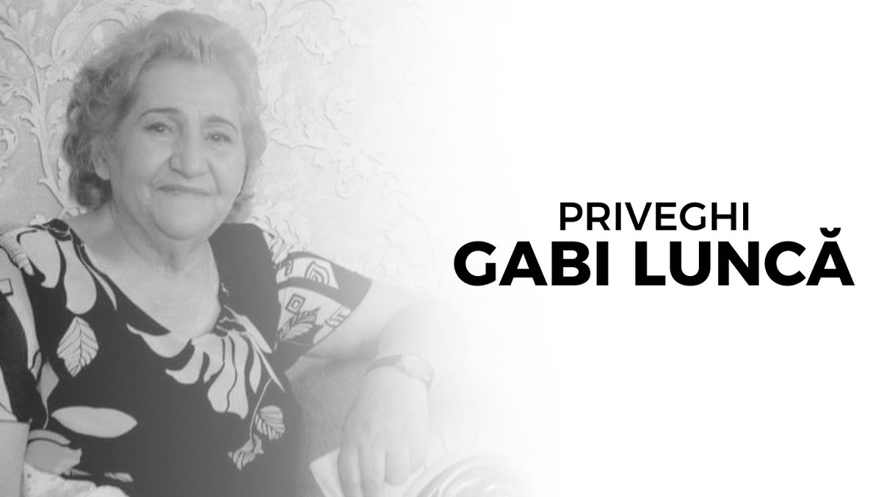 Serviciu de priveghi - sora Gabi Luncă