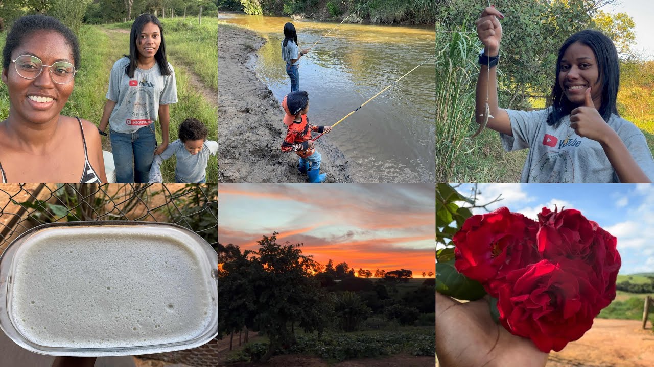 Domingo de pescaria// fiz pudim de maria mole 