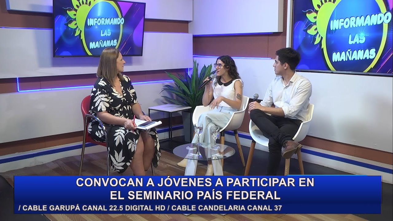 Convocan a jóvenes a participar en el seminario País Federal.