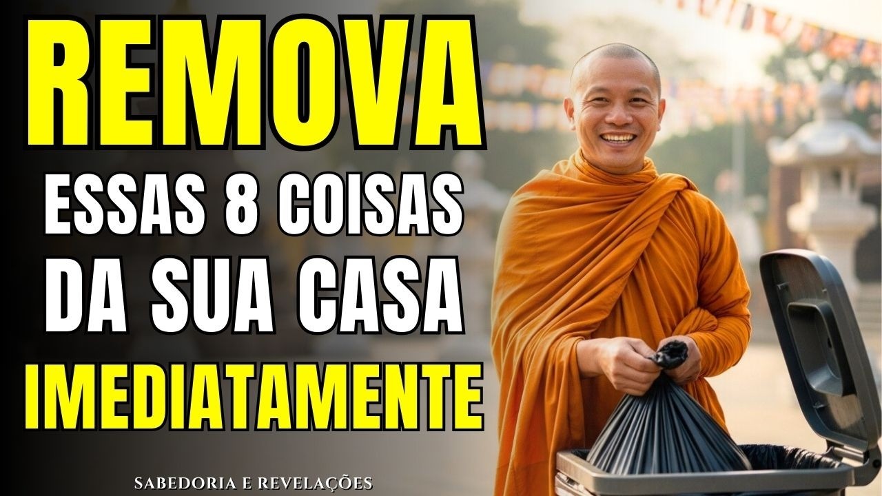 REMOVA ESSAS 8 COISAS DA SUA CASA: Elas Trazem Infelicidade e Energia Negativa | Budismo