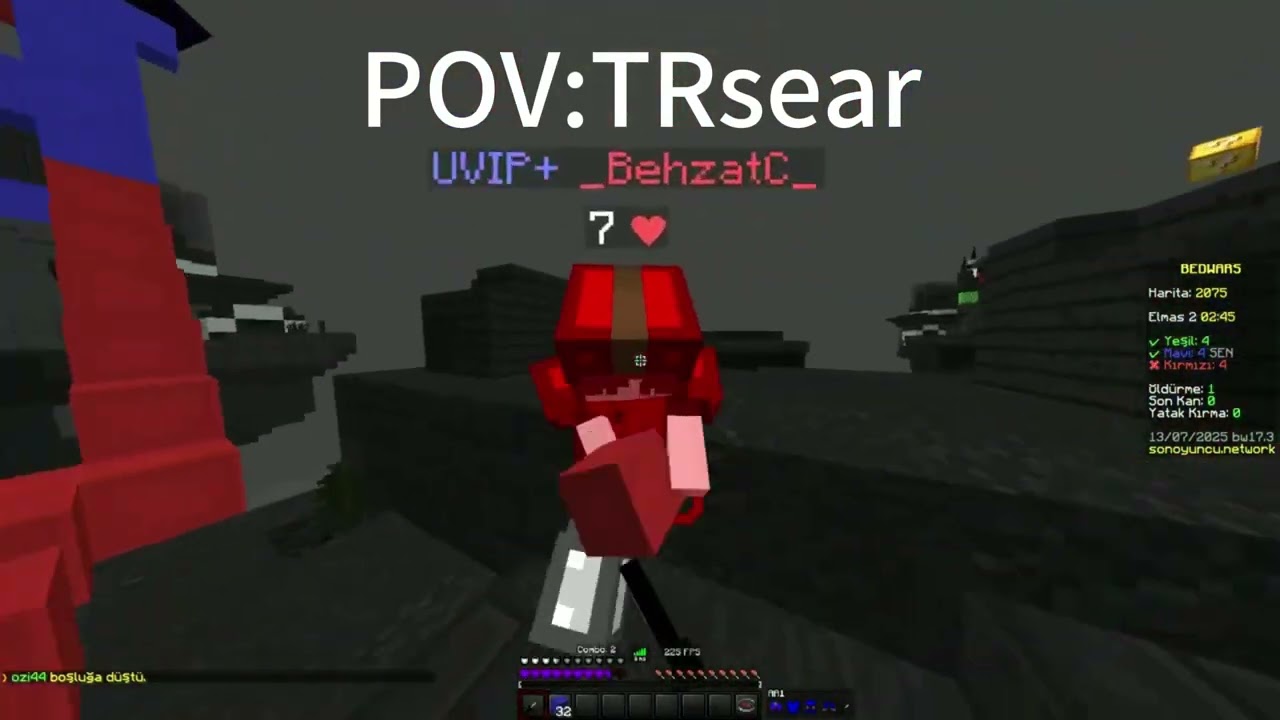 SONOYUNCU BEDWARS KRALLARI KİLL MONTAGE itachiarda trsear menthra itzbre