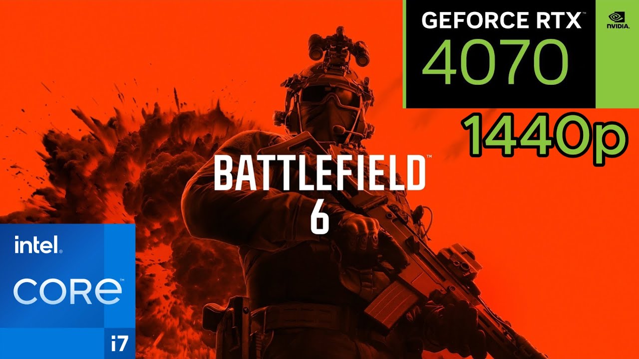 Battlefield 6 - i7-13700H - 16GB RAM - RTX 4070 - 1440p