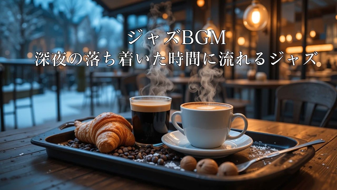 【ジャズBGM】深夜の落ち着いた時間に流れるジャズ｜Calm Jazz for Night Rest