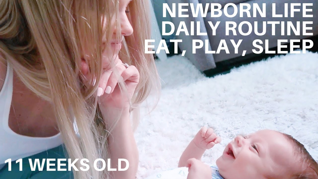 NEWBORN VLOG • 11 WEEKS OLD • DITL • DAILY ROUTINE •