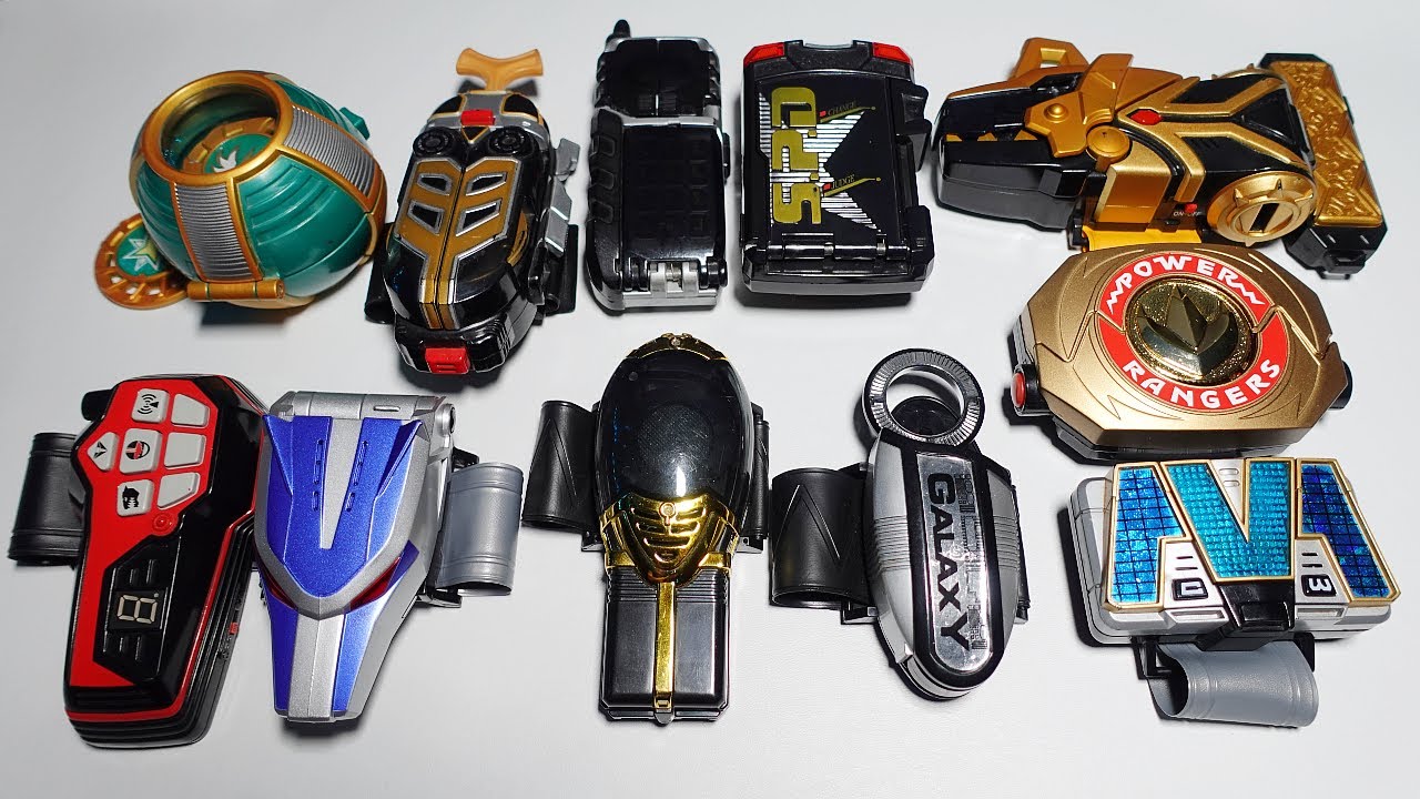 Top 10 Power Rangers Morphers - 6th Rangers!