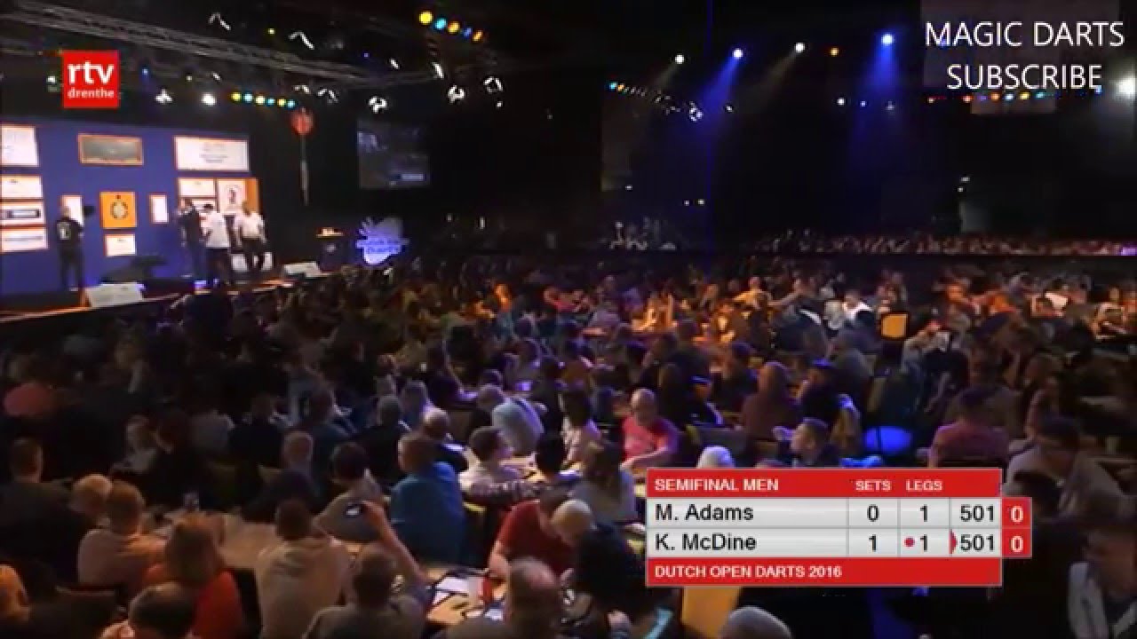 Martin Adams V Kevin McDine Dutch Open Semi Final 2016
