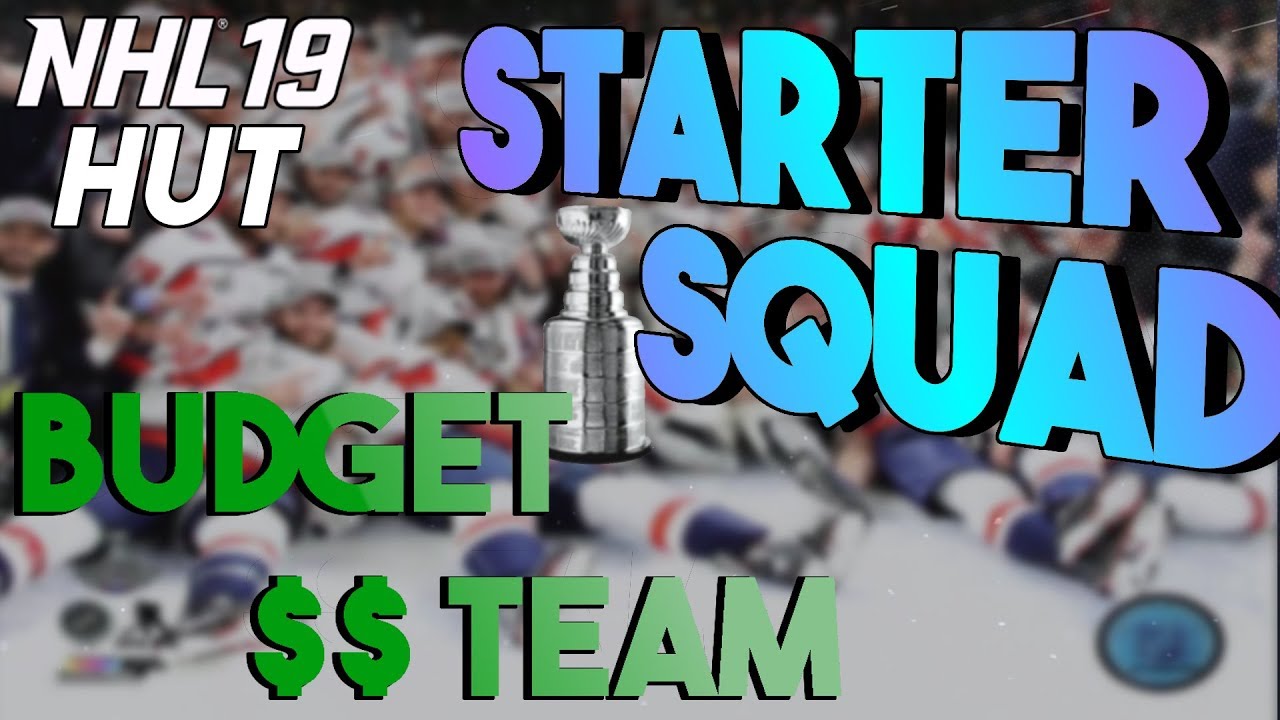 NHL 19 HUT | STARTER SQUAD -- BUDGET TEAM BUILD!!