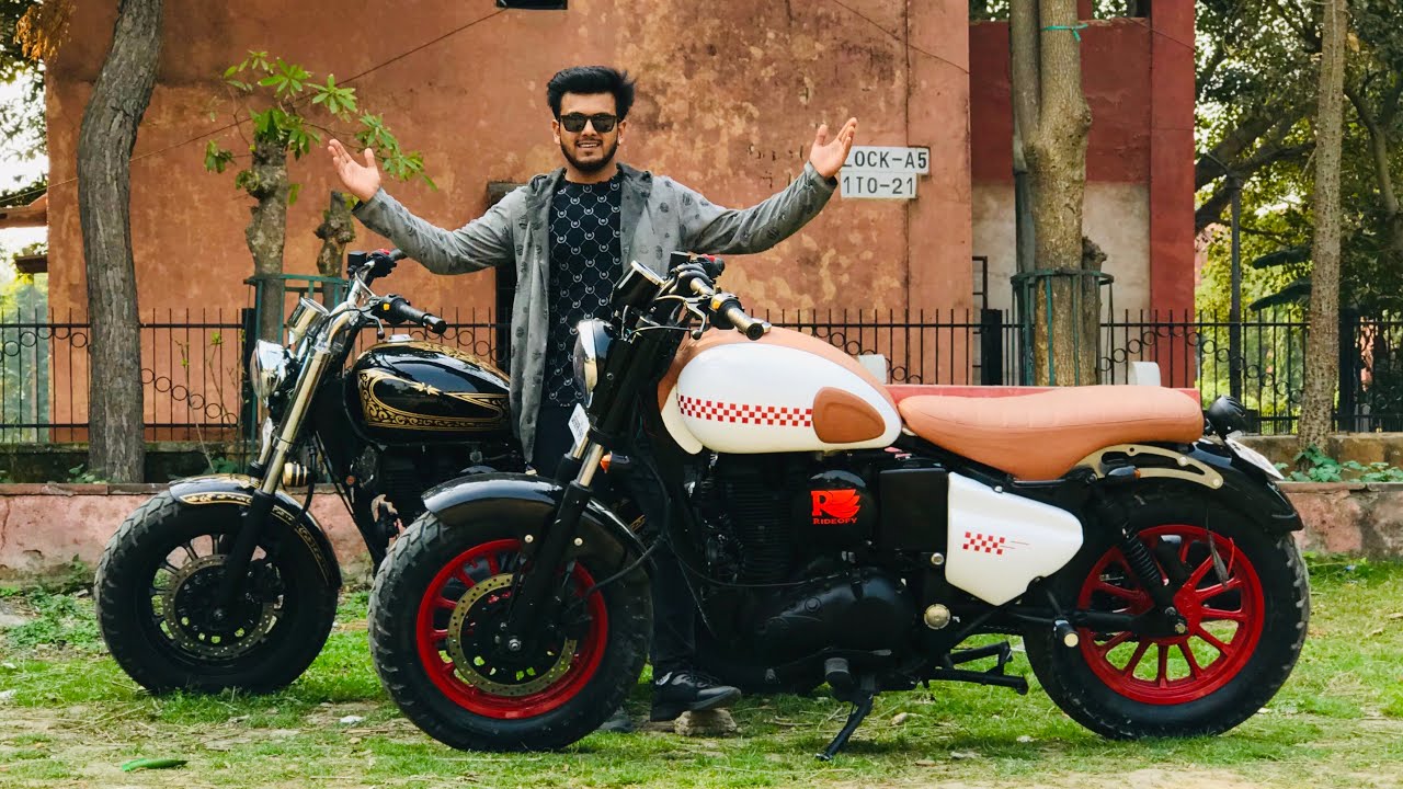 Royal Enfield Modified | Bike Modification | into Harley Davidson | Vampvideo |