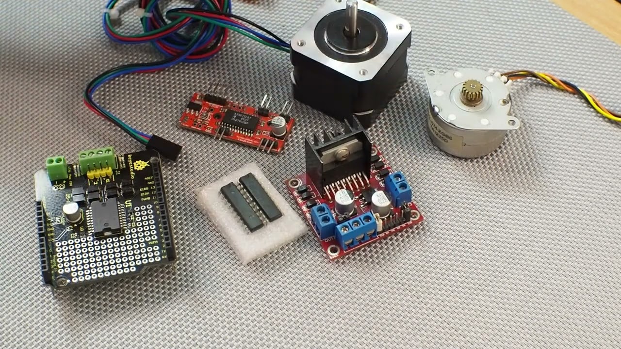 Как подключить шаговый двигатель к Arduino