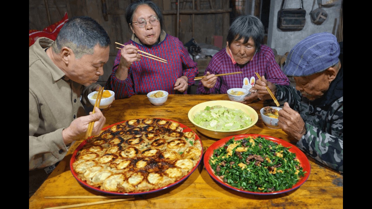 Authentic Traditional Cooking in a Chinese Countryside Kitchen