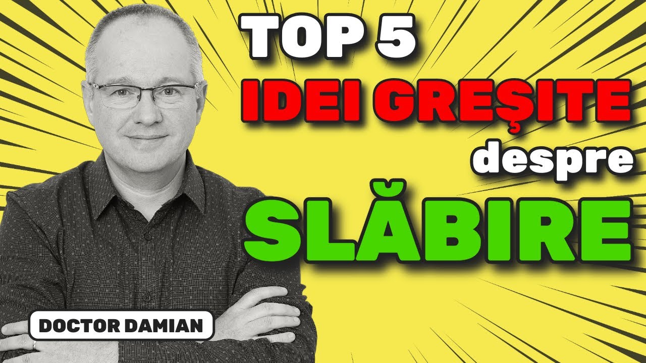 IDEI GREŞITE despre SLĂBIRE (vei afla care este adevărul!)