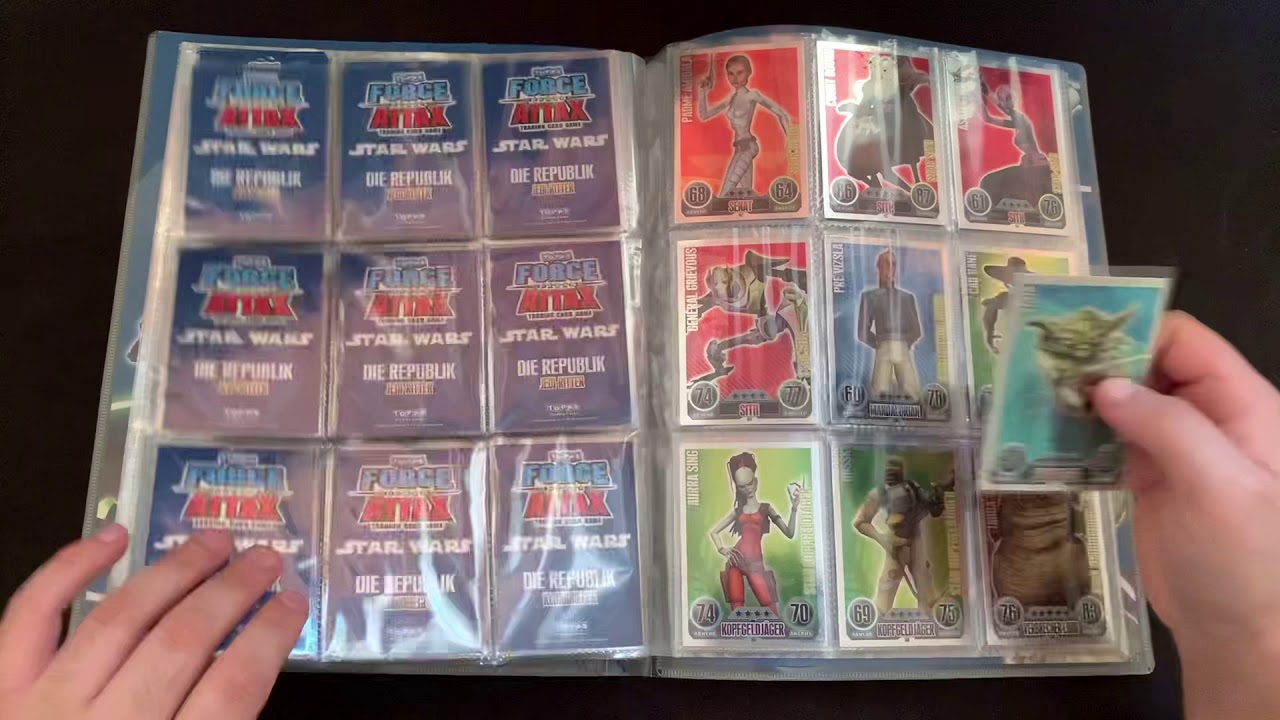 Star Wars Force Attax Serie 1 SHOWCASE | KOMPLETT ALLE KARTEN