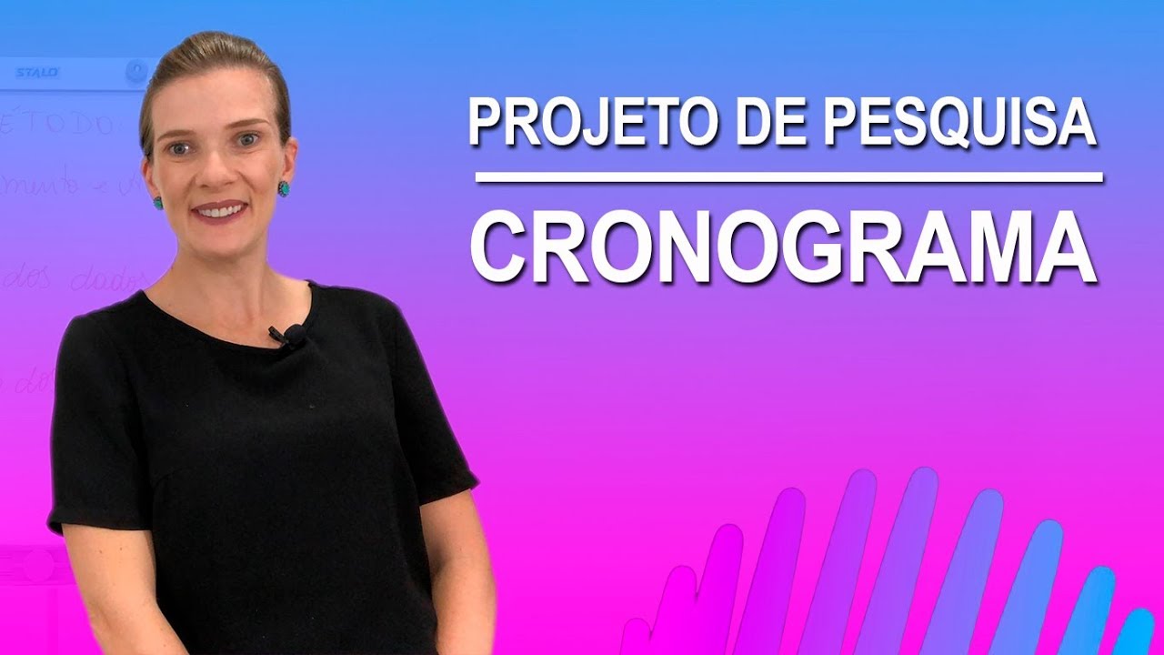 PROJETO DE PESQUISA - CRONOGRAMA