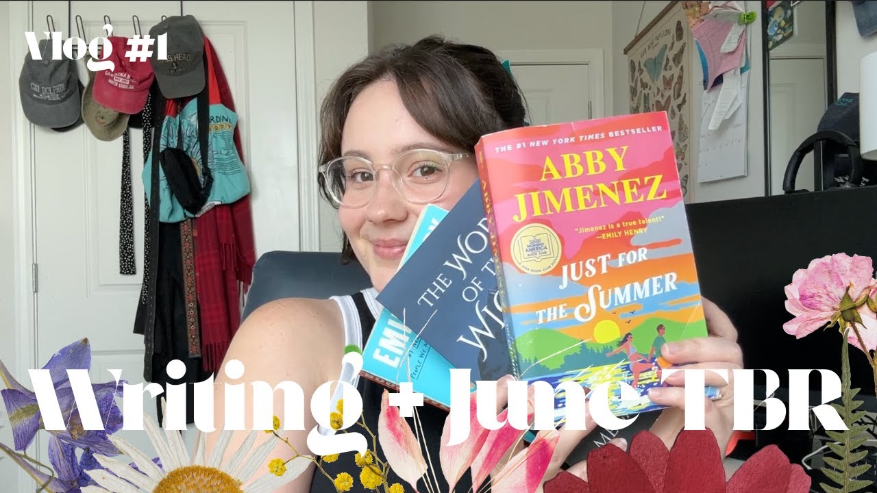 writing my new book + june tbr | vlog #1