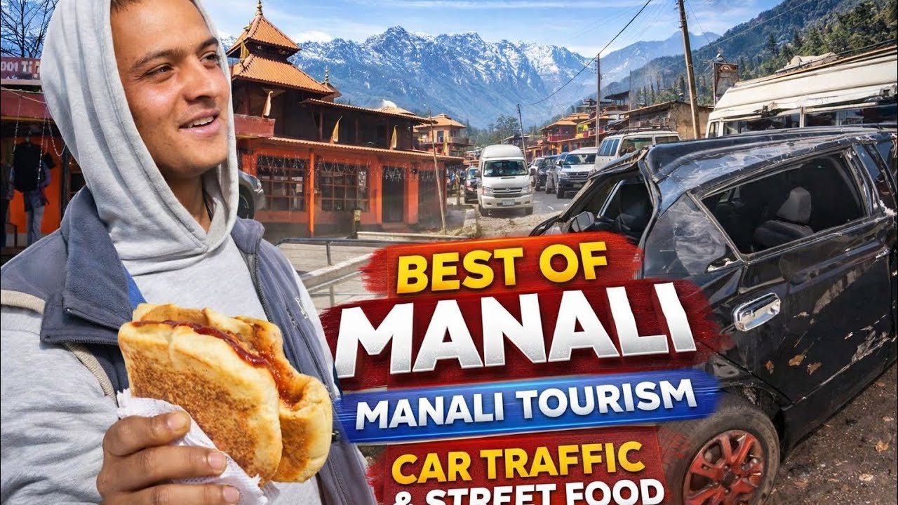 MANAL || TRAFFIC UPDATE || AAJ GYA KULLU  ||  RAJU BHAI K  PASS  PHELI BAR KHAYE CHOLE KHULCHE ||🤩