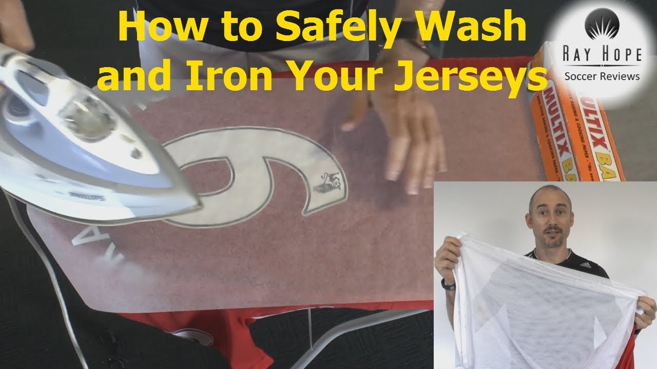 Soccer Football Jersey Care, How to safely wash and Iron your jerseys by Ray Hope Soccer