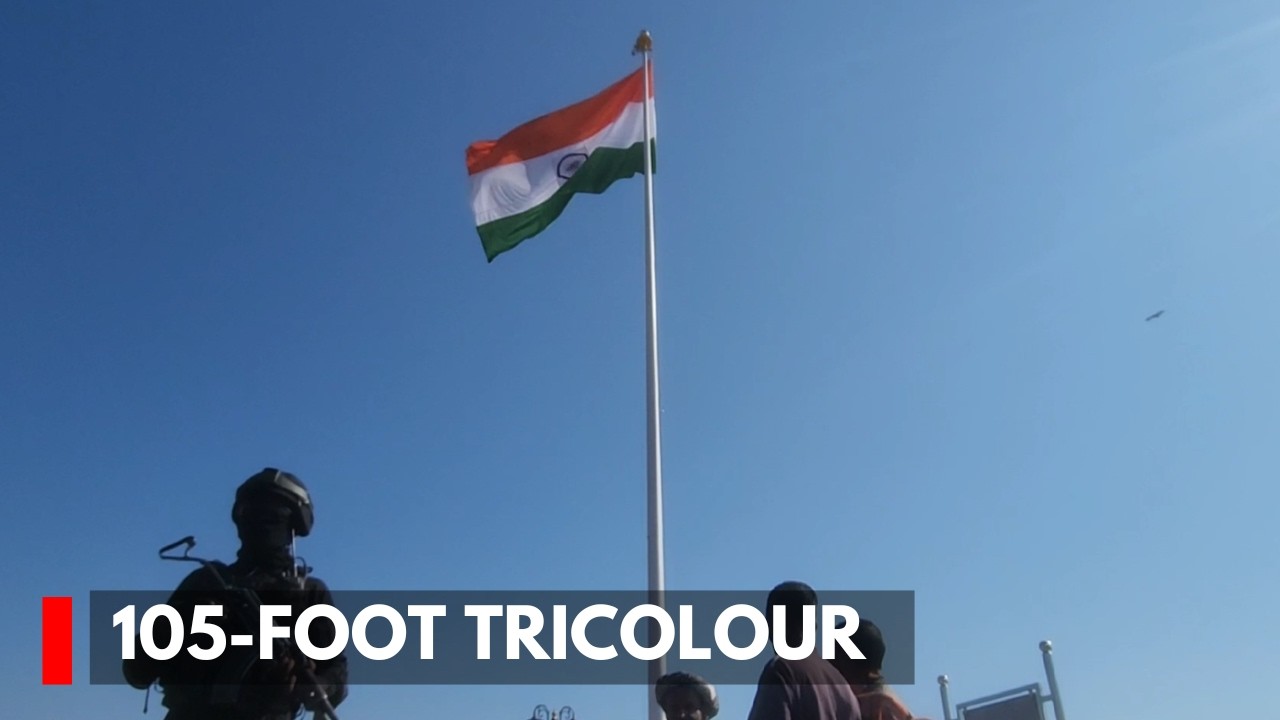 Poonch: Northern Command GOC Inaugurates ‘Ekta Sthal’, Hoists 105-Foot Tricolour Near LoC